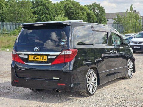 Toyota Alphard 2014 High Top Camper Van Silver #12