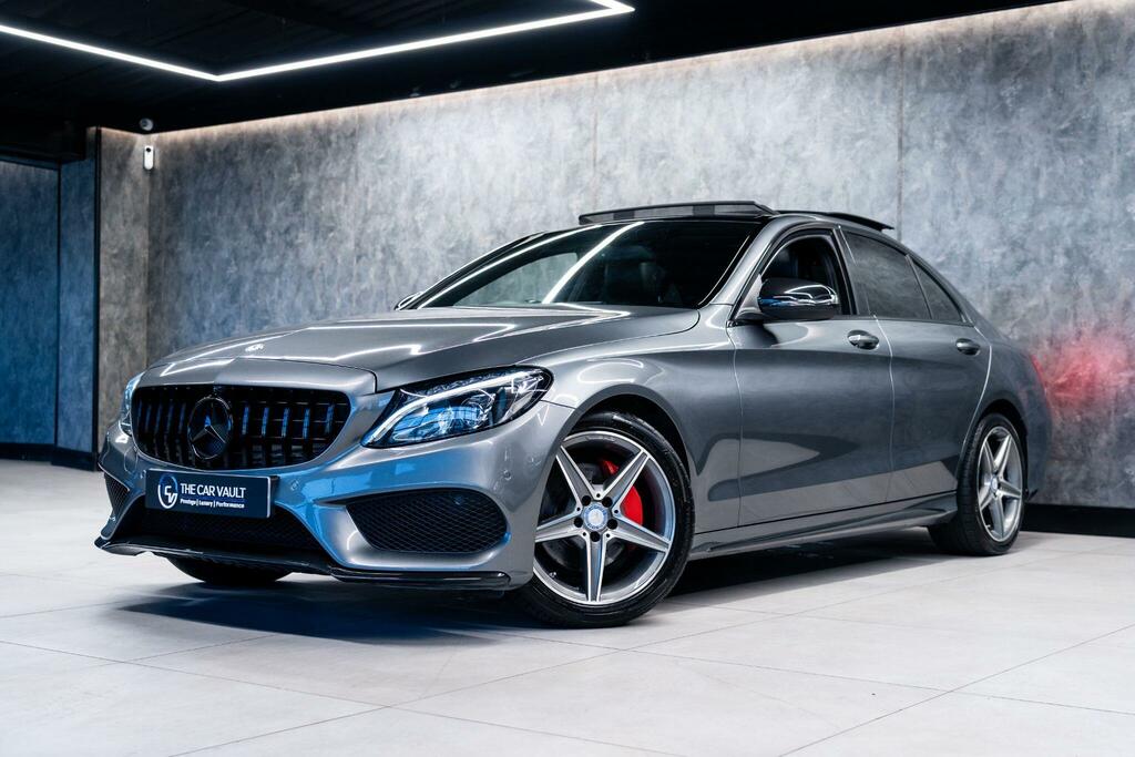 Mercedes-Benz C Class Amg Line Black #4