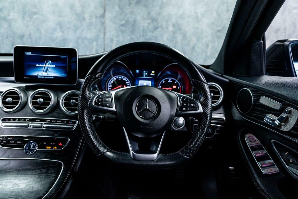 Mercedes-Benz C Class Amg Line Black #16