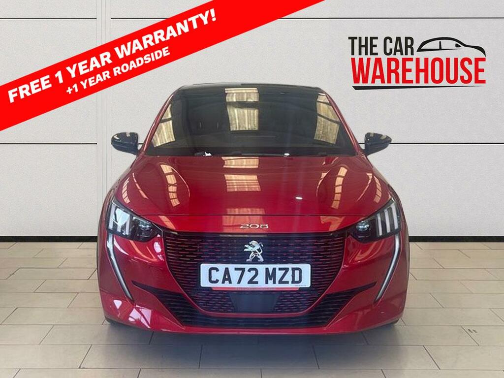 Peugeot e-208 100Kw Gt 50Kwh CA72MZD Red #5