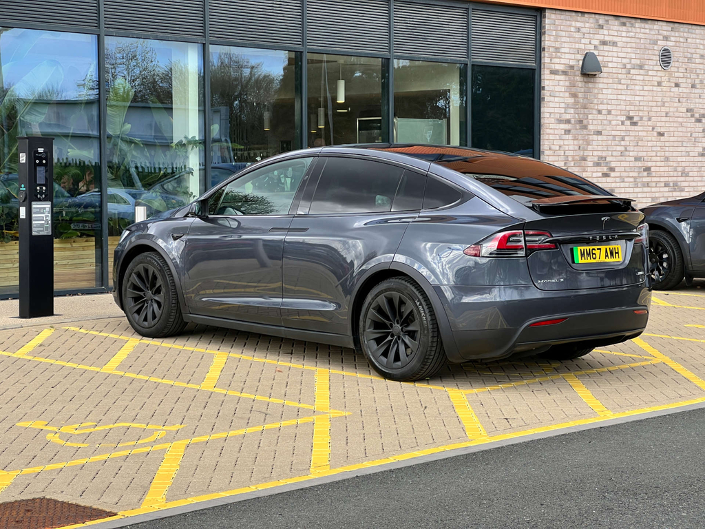 Tesla Model X 100D 4Wd Silver #2