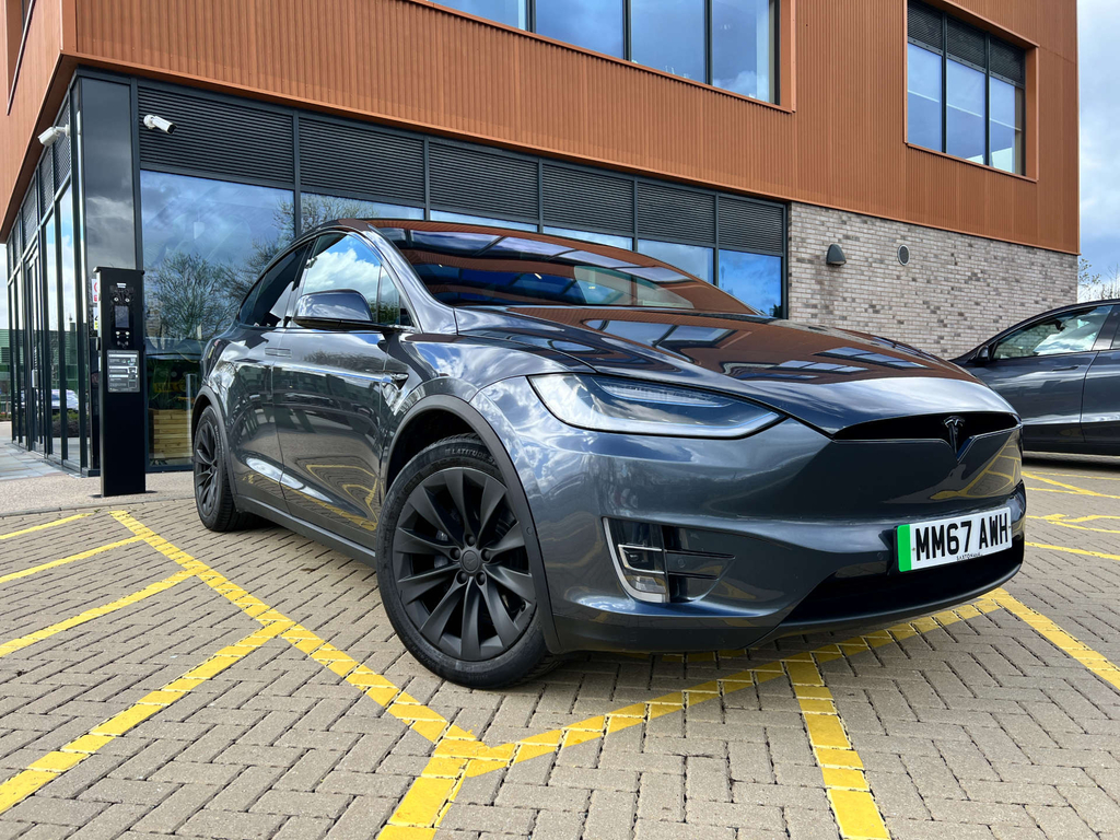 Tesla Model X 100D 4Wd Silver #3