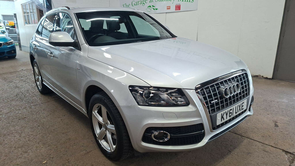 Audi Q5 2.0L Tfsi Quattro S Line 208 Bhp White #7