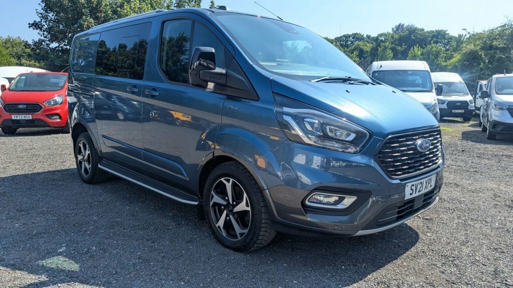 Ford Transit Custom Crew Van Double Cab Active Tdci 170 Ps L Blue