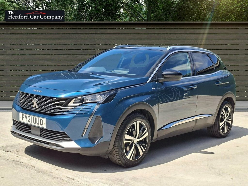 Peugeot 3008 1.2L Gt FY21UUD Blue #3