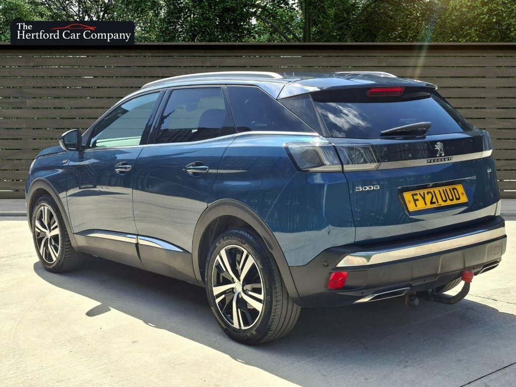 Peugeot 3008 1.2L Gt FY21UUD Blue #5