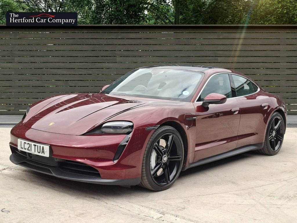 Porsche Taycan Saloon LC21TUA Red #3