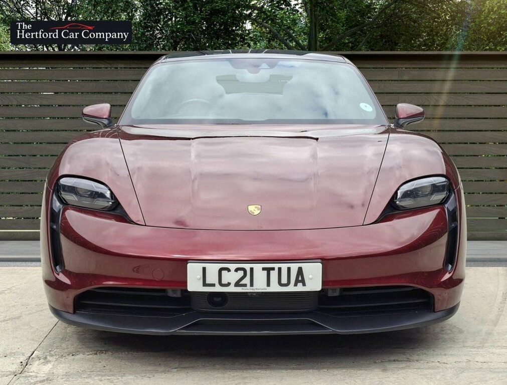 Porsche Taycan Saloon LC21TUA Red #2