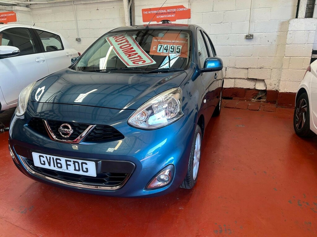 Nissan Micra 1.2 Acenta Cvt Euro 6 Blue #2