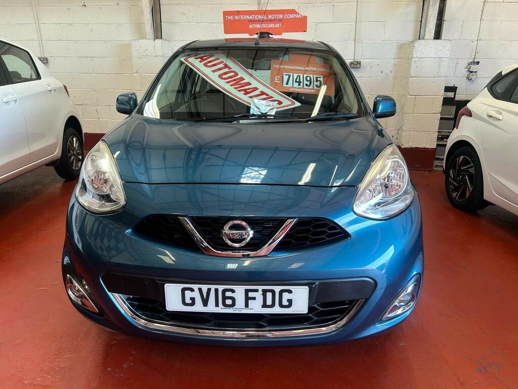Nissan Micra 1.2 Acenta Cvt Euro 6 Blue #3