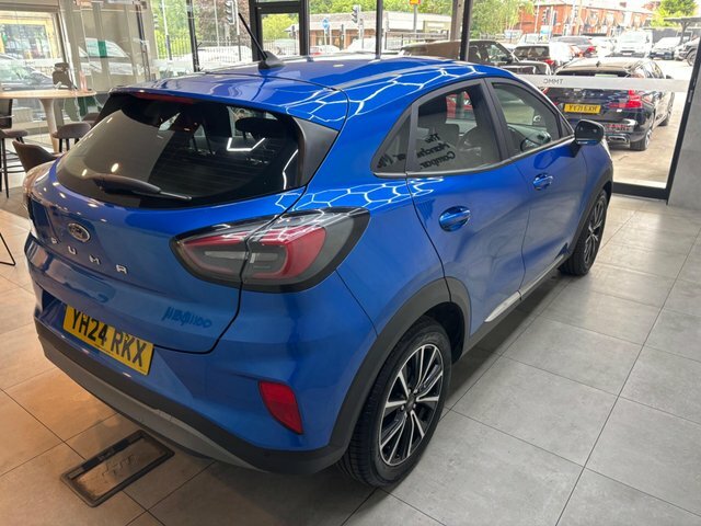 Ford Puma 2024 1.0T Ecoboost Mhev Titanium Euro 6 Ss YH24RKX Blue #4