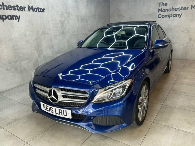 Mercedes-Benz C Class 2016 2.0 C350e 6.4Kwh Sport Premium Plus G-troni Blue