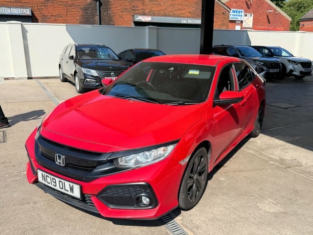 Honda Civic 2019 1.0 Vtec Turbo Sr Cvt Euro 6 Ss Red #4