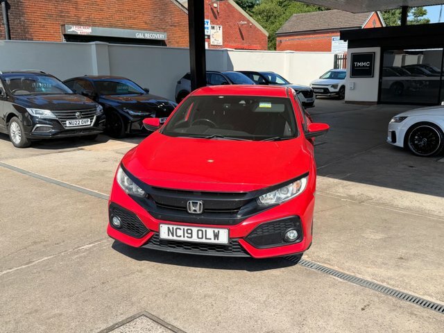 Honda Civic 2019 1.0 Vtec Turbo Sr Cvt Euro 6 Ss Red #3