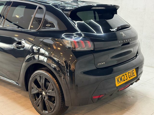 Peugeot 208 2023 1.2 Puretech Gt Eat Euro 6 Ss KM23GUE Black #5