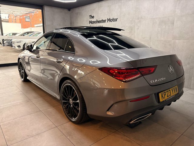 Mercedes-Benz CLA Class 2023 2.0 Cla220d Amg Line Night Edition Premium P Black #4