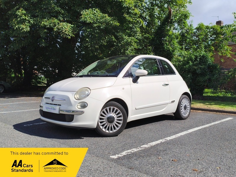 Fiat 500 Lounge White