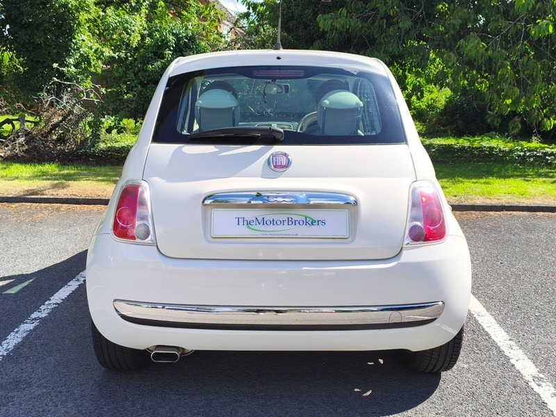 Fiat 500 Lounge White #6