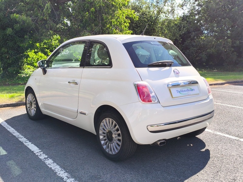 Fiat 500 Lounge White #5
