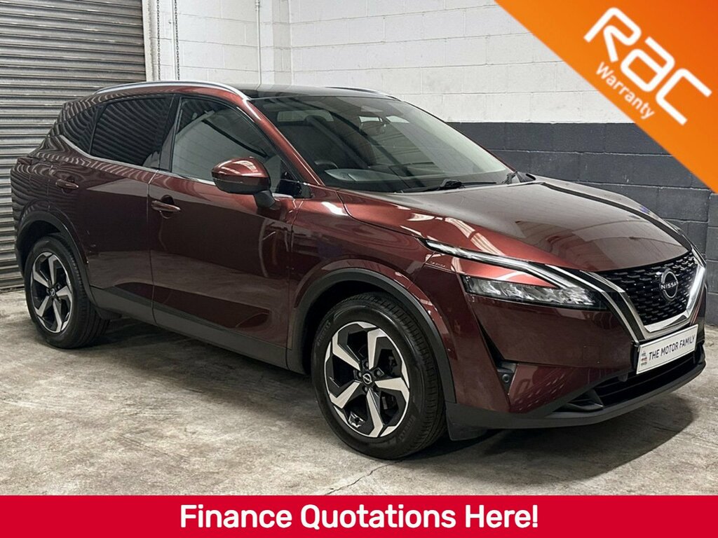 Nissan Qashqai 1.3 Dig-t Mh 158 N-connecta Glass Rf Xtronic Red