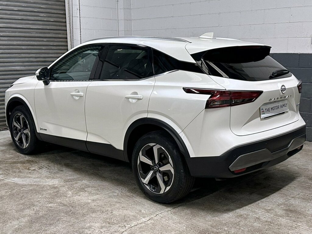 Nissan Qashqai 1.5 E-power N-connecta Glass Roof White #6