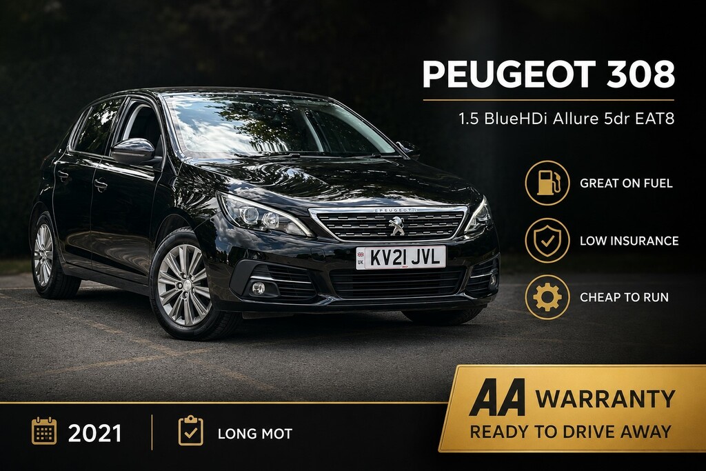 Peugeot 308 Hatchback Black