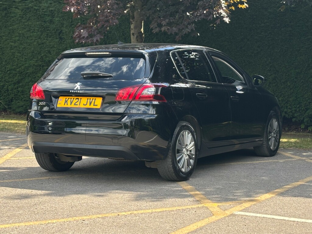 Peugeot 308 Hatchback Black #3