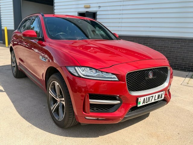 Jaguar F-Pace 2.0 D180 R-sport Suv Awd Euro 6 S AU17LWA Red #2