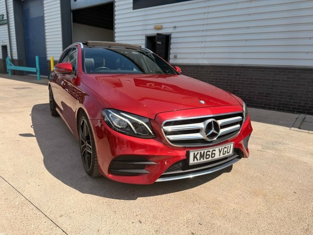 Mercedes-Benz E Class 2.0 E220d Amg Line Premium Estate G-t Red