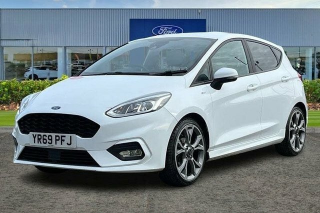 Ford Fiesta 1.0T Ecoboost Gpf St-line Hatchback Man White #5
