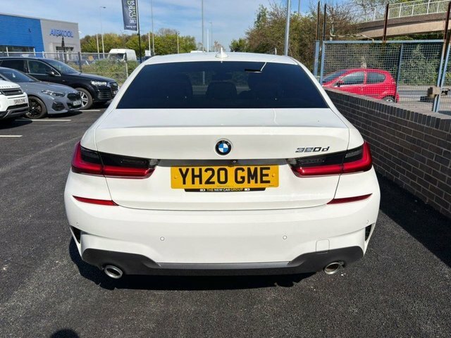 BMW 3 Series 2020 2.0 320D M Sport Saloon Euro YH20GME White #5