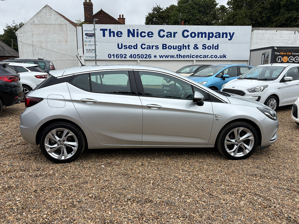 Vauxhall Astra 1.4 L Sri Ss Silver