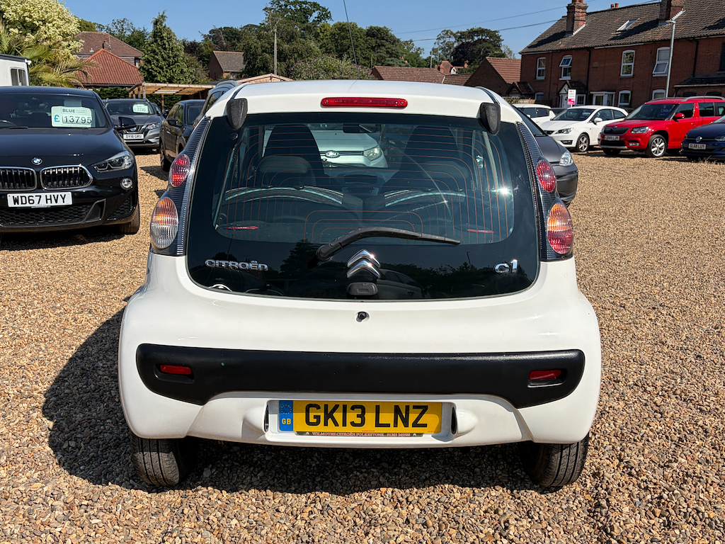 Citroen C1 1.0 L Vtr White #6
