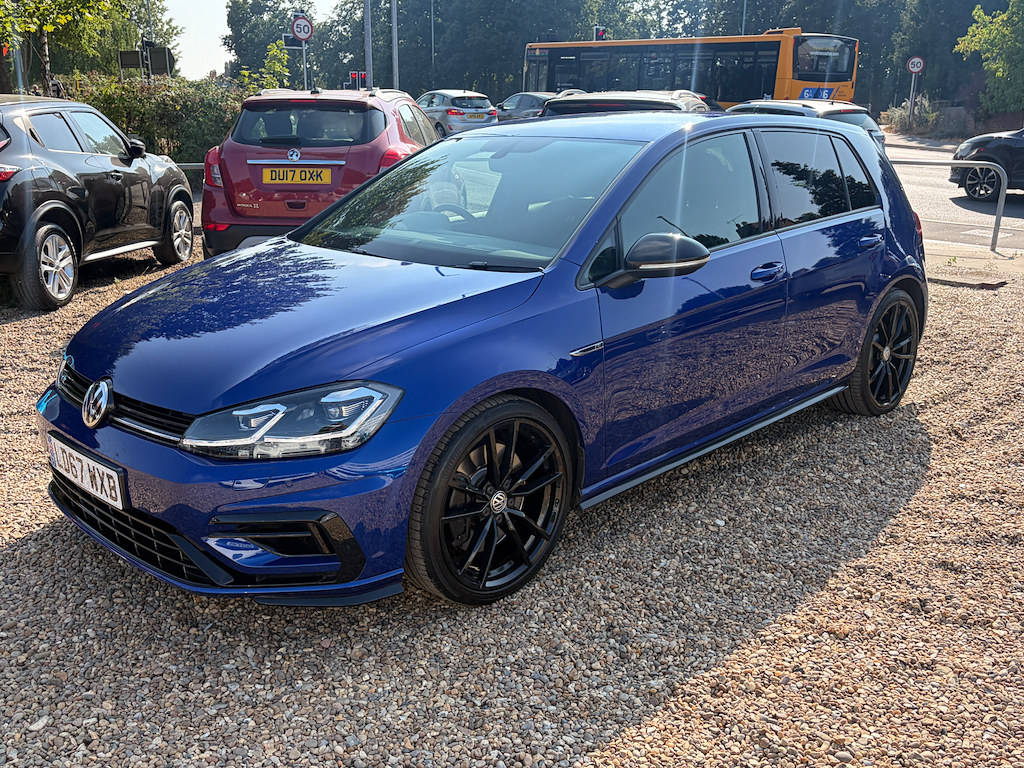 Volkswagen Golf 2.0 L R Tsi Dsg LD67WXB Blue #4