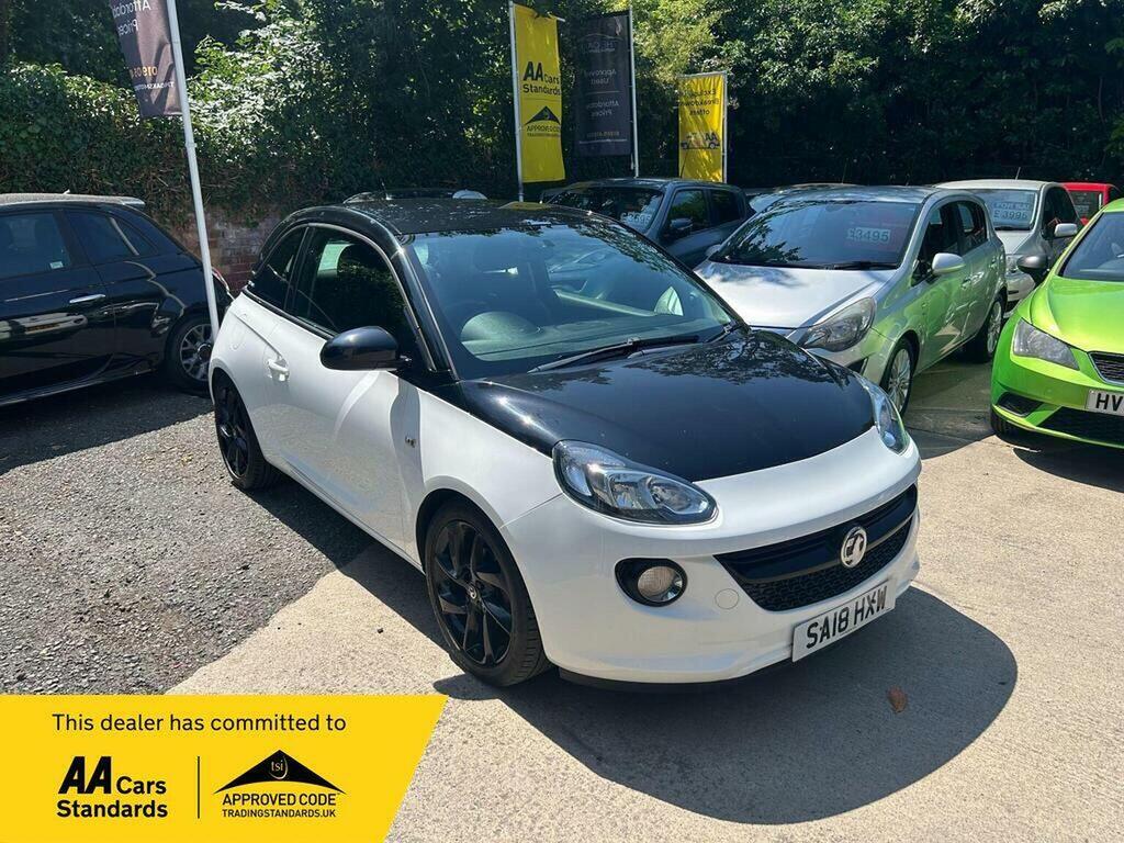 Vauxhall Adam Hatchback 1.2I Energised Black Jack Euro 6 20 White