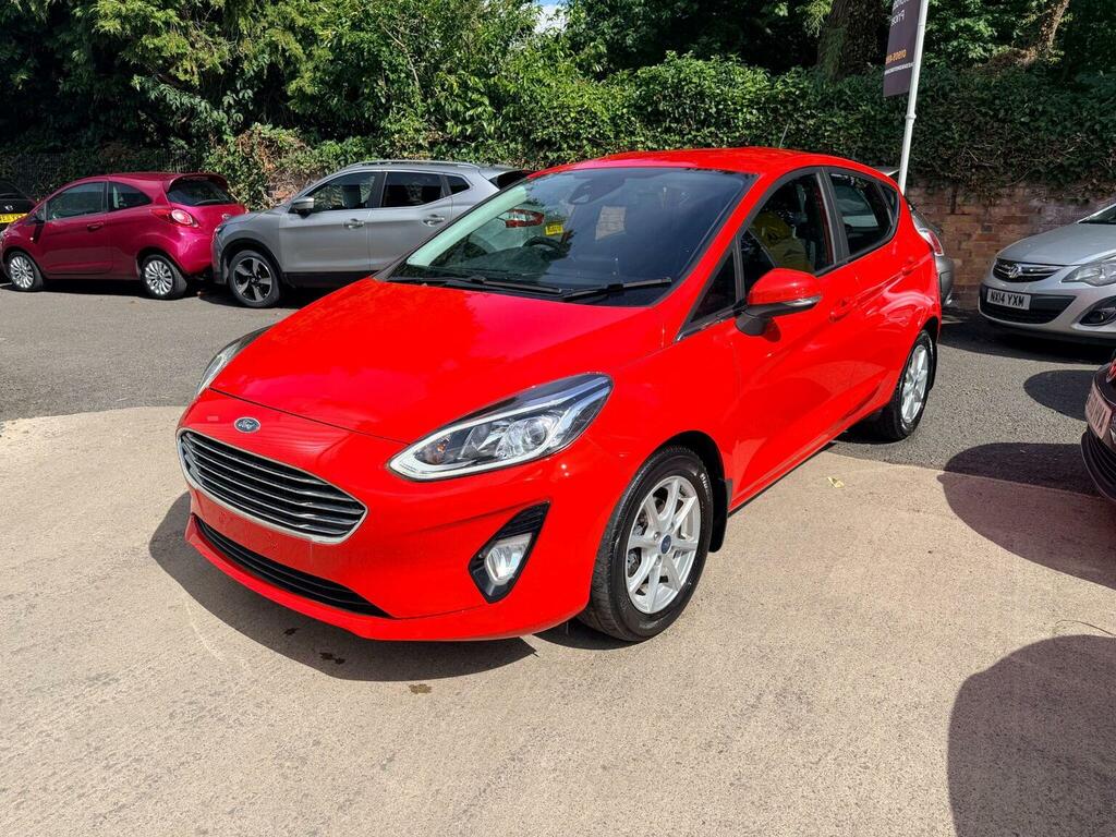 Ford Fiesta Hatchback 1.0T Ecoboost Zetec Euro 6 Ss 20 MF67HHW Red #4