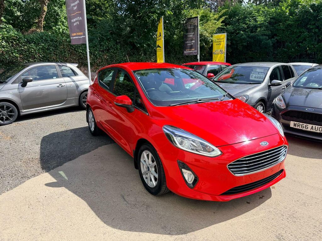 Ford Fiesta Hatchback 1.0T Ecoboost Zetec Euro 6 Ss 20 MF67HHW Red #2