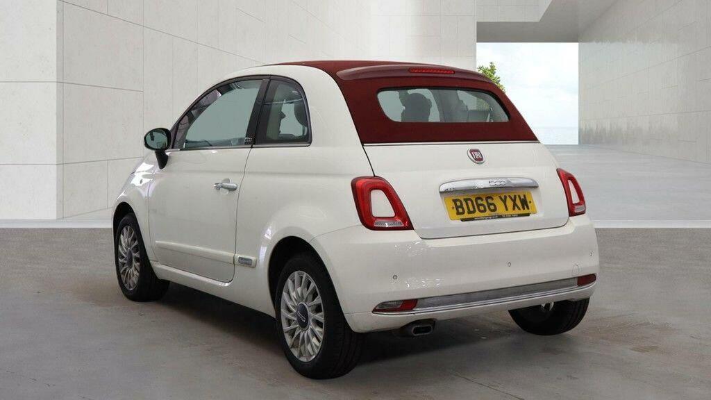 Fiat 500C 1.2 Eco Lounge Euro 6 Ss White #5