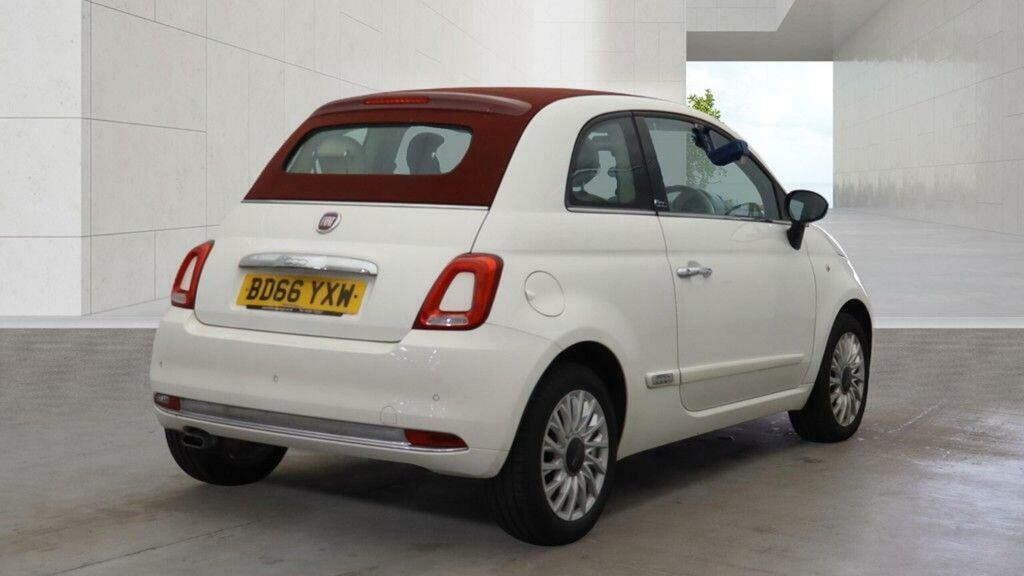 Fiat 500C 1.2 Eco Lounge Euro 6 Ss White #6