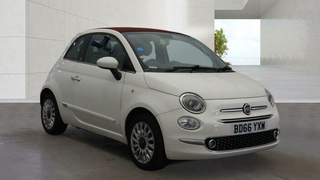 Fiat 500C 1.2 Eco Lounge Euro 6 Ss White