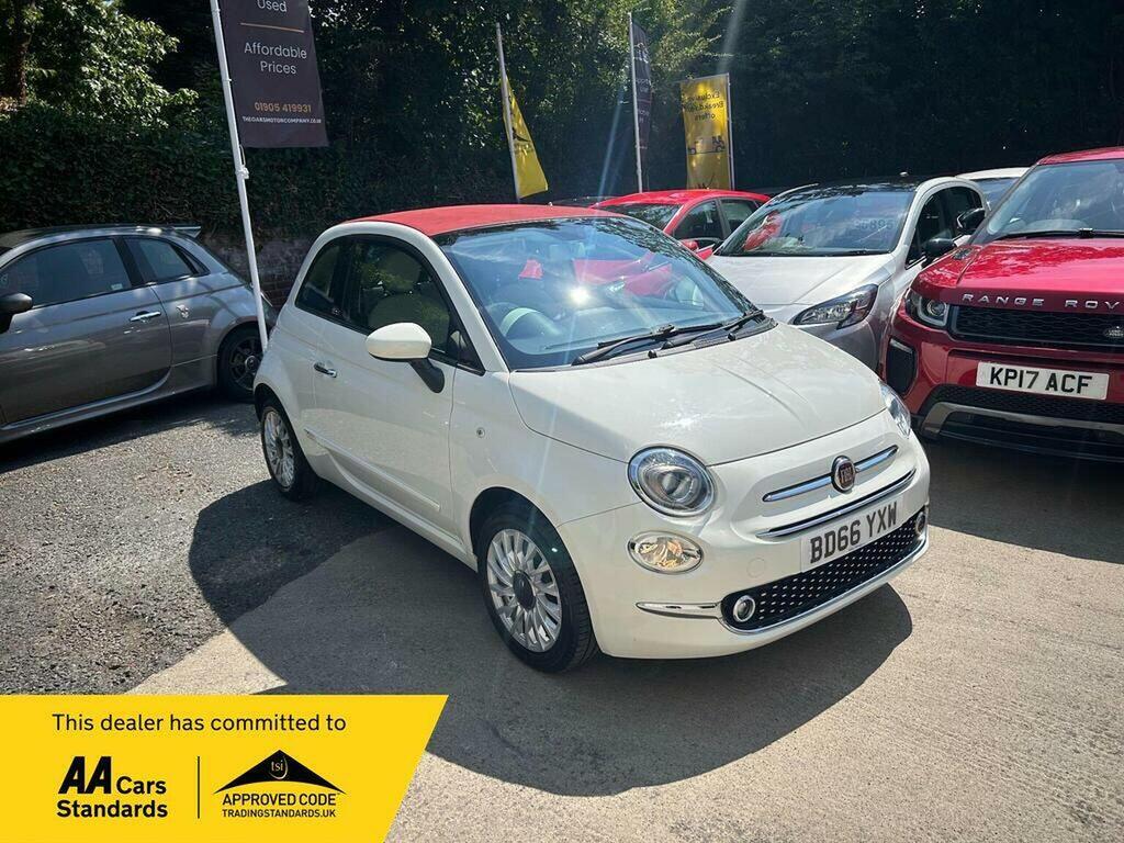 Fiat 500C Convertible 1.2 Eco Lounge Euro 6 Ss 2016 White