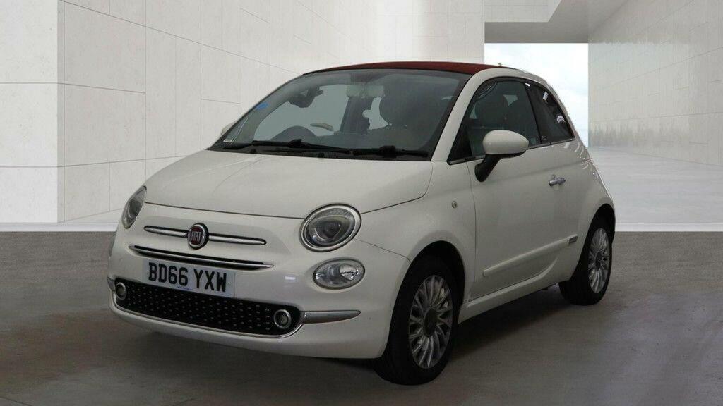 Fiat 500C 1.2 Eco Lounge Euro 6 Ss White #4