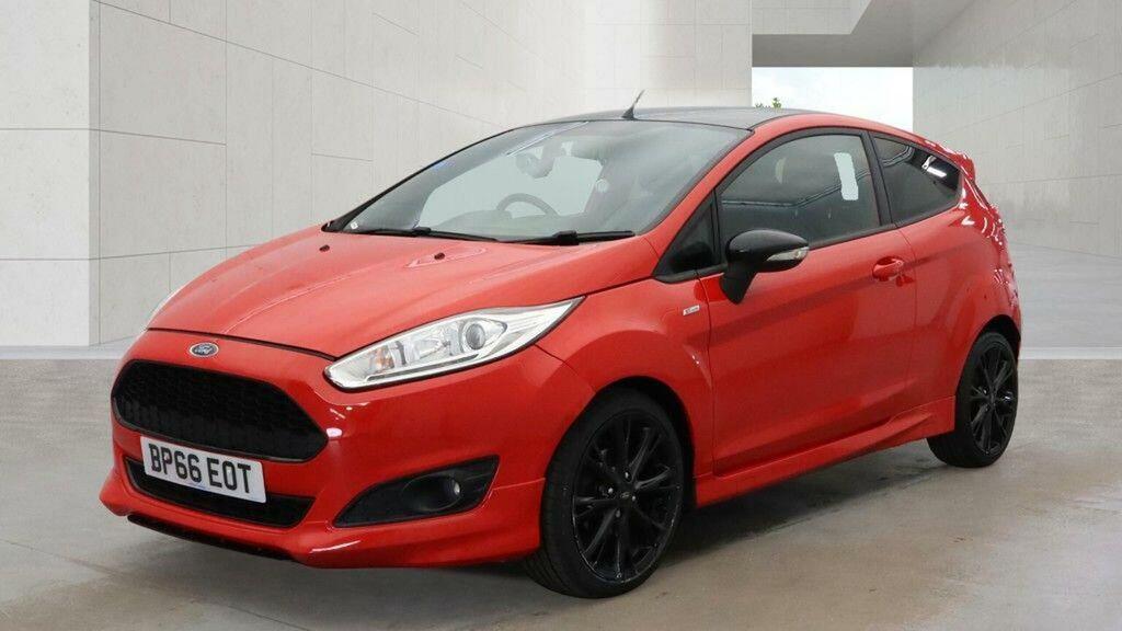 Ford Fiesta Hatchback 1.0T Ecoboost St-line Euro 6 Ss Red #4
