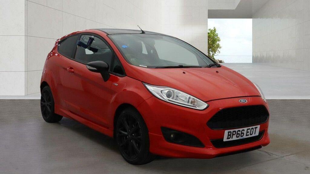 Ford Fiesta Hatchback 1.0T Ecoboost St-line Euro 6 Ss Red