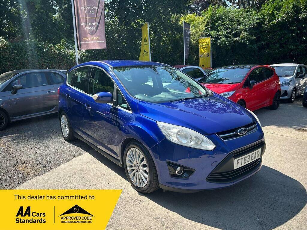 Ford C-Max Mpv 2.0 Tdci Titanium Powershift Euro 5 2014 Blue