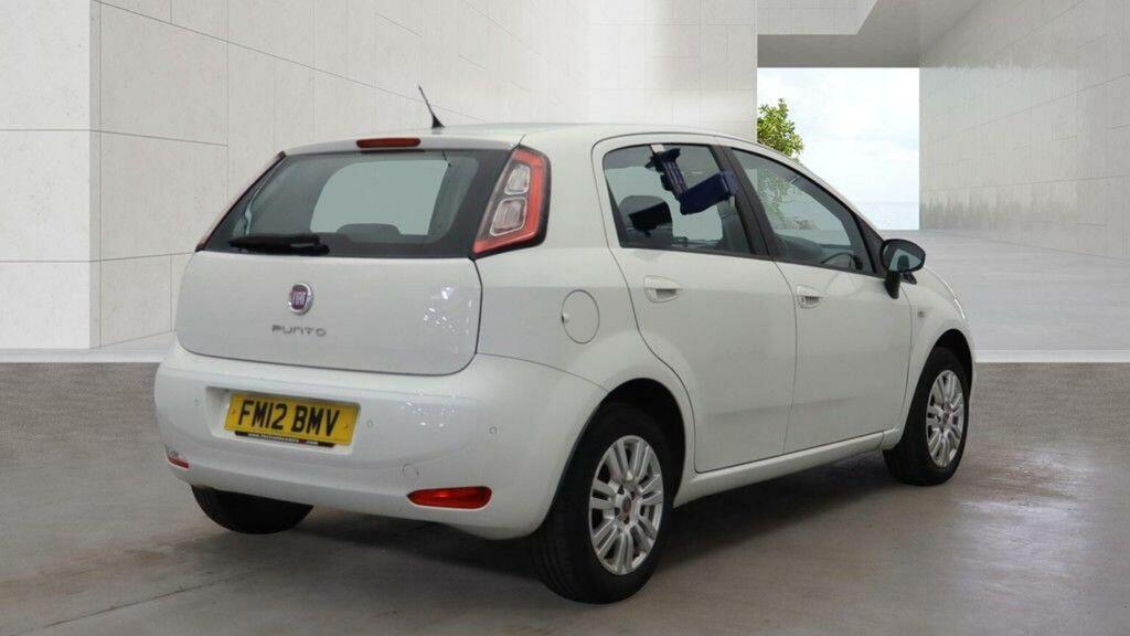 Fiat Punto 1.2 Easy Euro 5 White #6