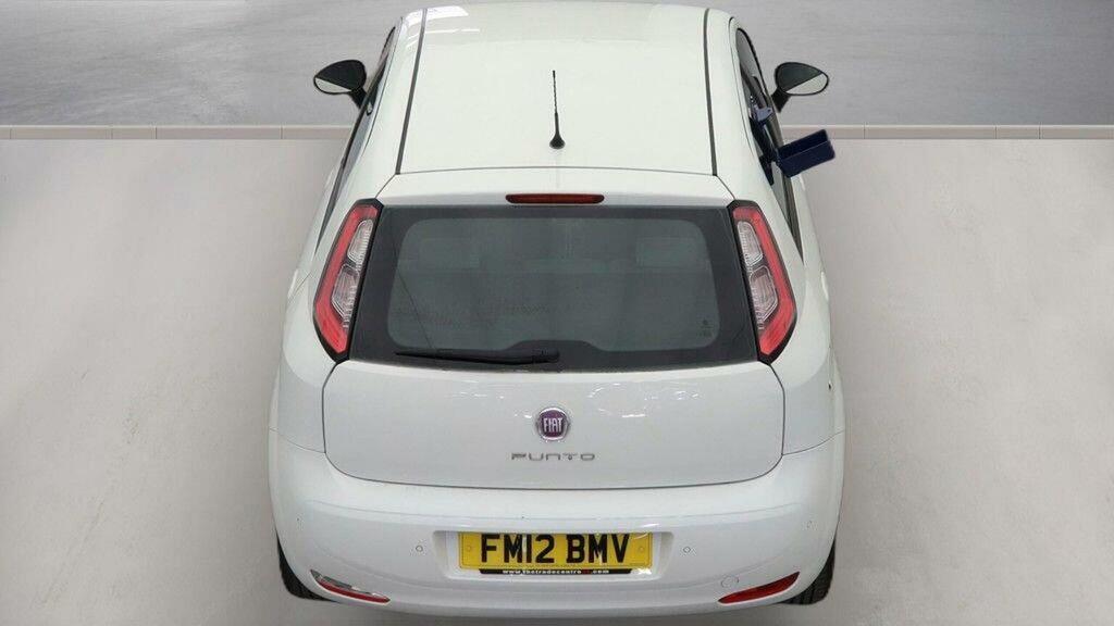Fiat Punto Hatchback 1.2 Punto 5-Door 199 Es5p69cv 1200 2012 White #10