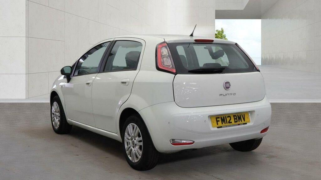Fiat Punto 1.2 Easy Euro 5 White #5