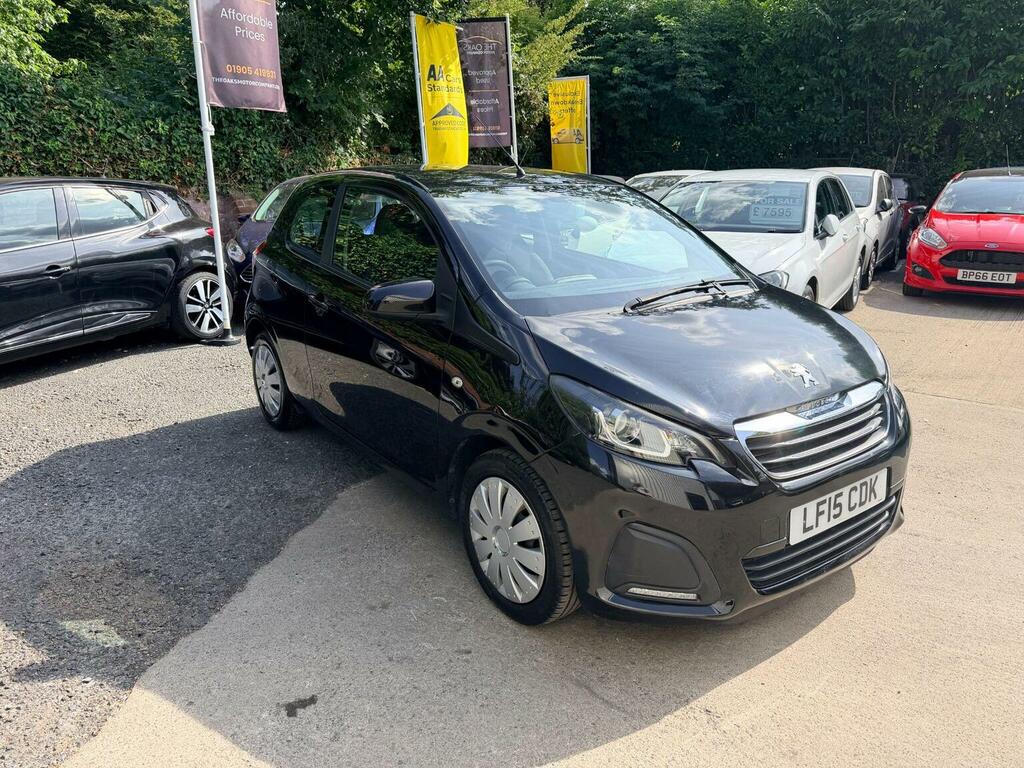 Peugeot 108 Hatchback 1.0 Vti Active Euro 5 Euro 5 20151 Black