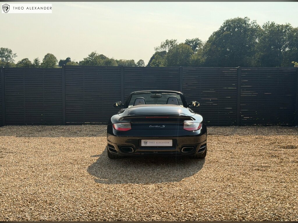 Porsche 911 3.8 997 Turbo S Cabriolet Pdk Black #5